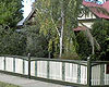 Californian Bungalow capped picket fence