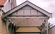 Federation style carport