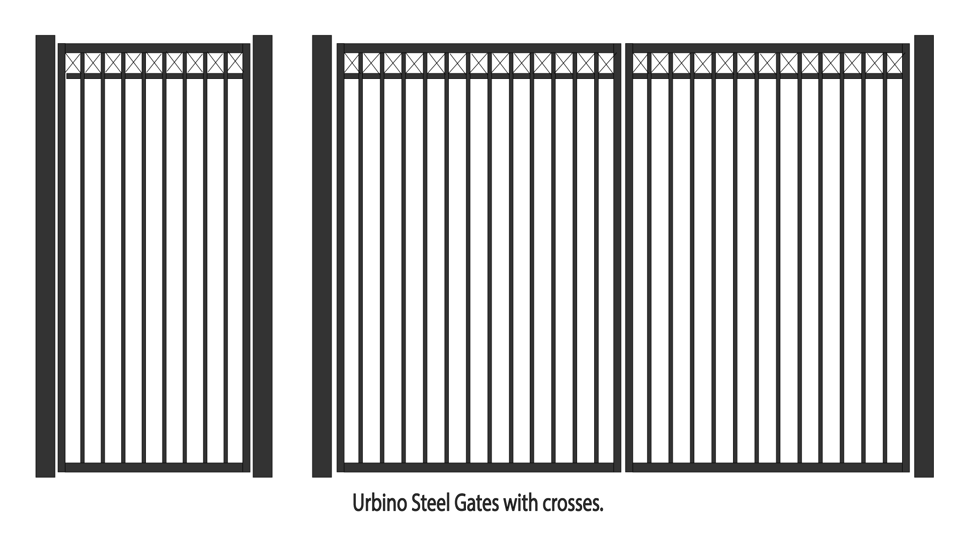 Steel Gate, wrought iron gates and metal fencing.